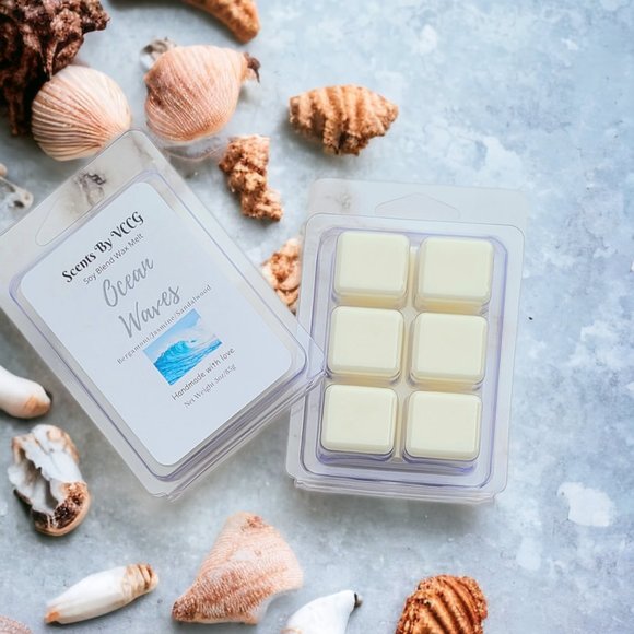 Ocean Waves Soy Blend Wax Melt - Picture 2 of 2